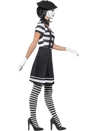 LADY MIME ARTIST COSTUME - L - Side
