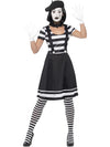 LADY MIME ARTIST COSTUME - L - Front