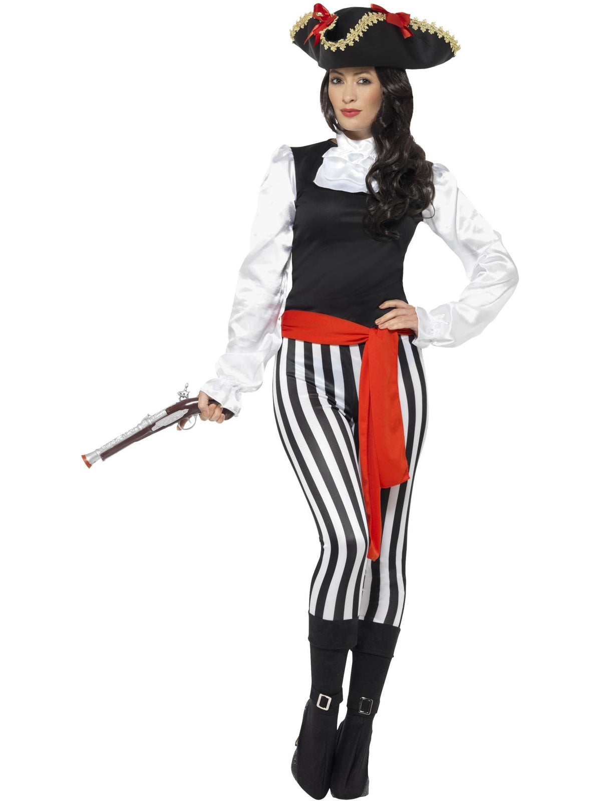 PIRATE LADY COSTUME, WITH TOP - L
