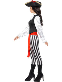 PIRATE LADY COSTUME, WITH TOP - L - Side