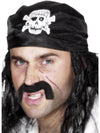 PIRATE BANDANA WITH SKULL &amp; CROSSBONES, ADULT - Front