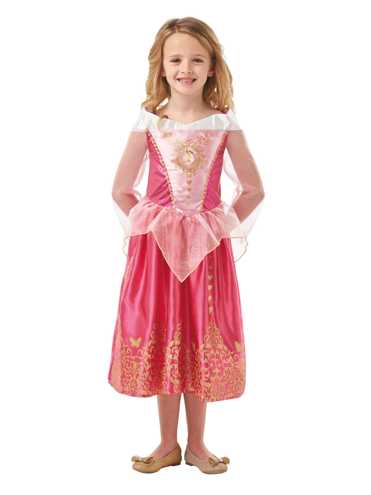 SLEEPING BEAUTY GEM PRINCESS COSTUME, CHILD - 4-6 YRS - Side