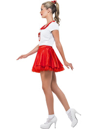 CHEERLEADER SANDY COSTUME, ADULT - S - Back