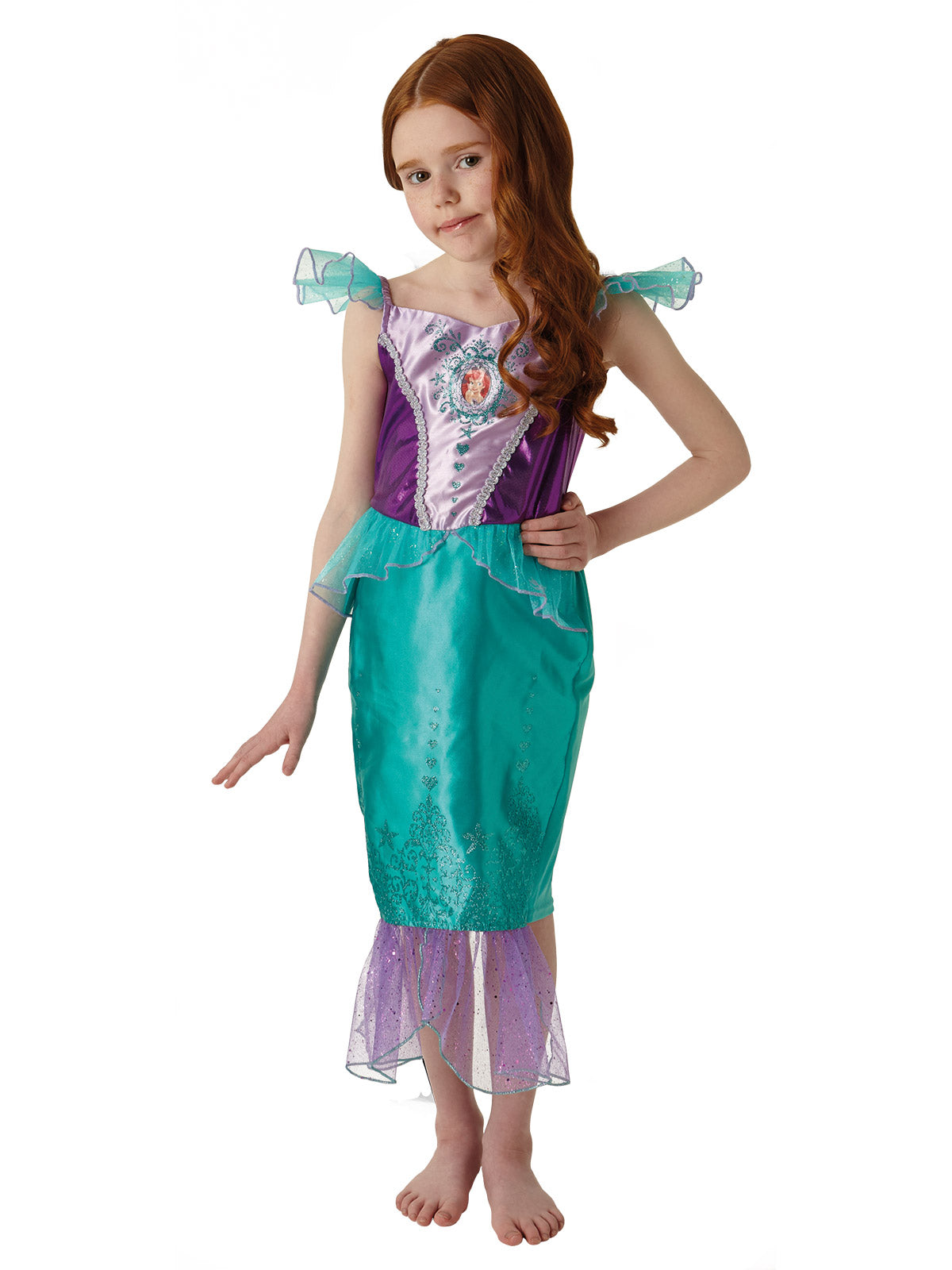 ARIEL GEM PRINCESS COSTUME, CHILD - Back