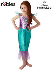 ARIEL GEM PRINCESS COSTUME, CHILD - Front