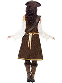 HIGH SEAS PIRATE WENCH COSTUME, ADULT - Side