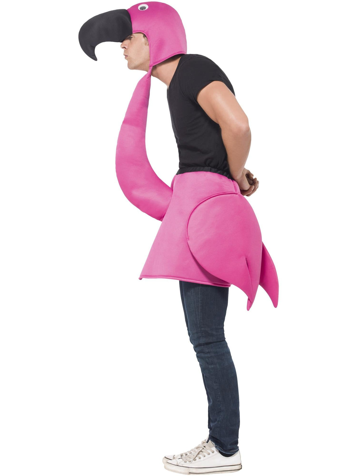 FLAMINGO COSTUME, ADULT - Back