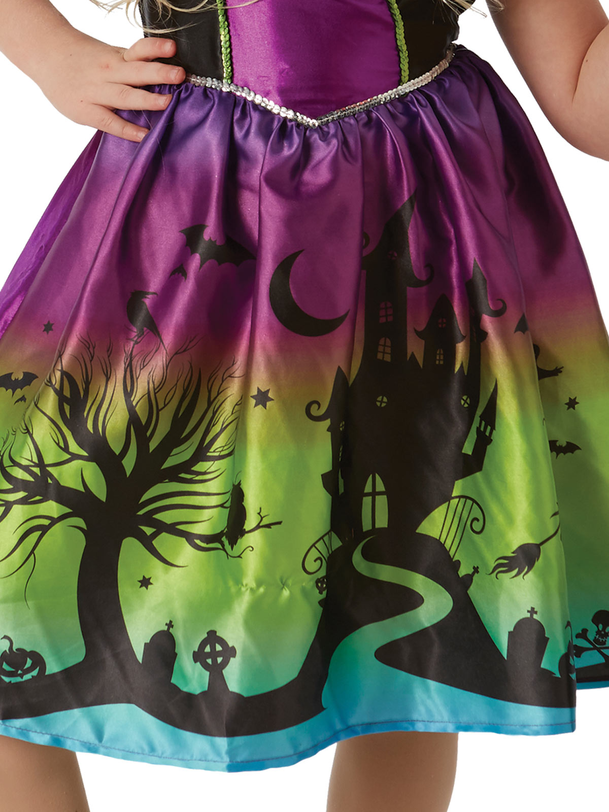 OMBRE WITCH COSTUME, CHILD - Side