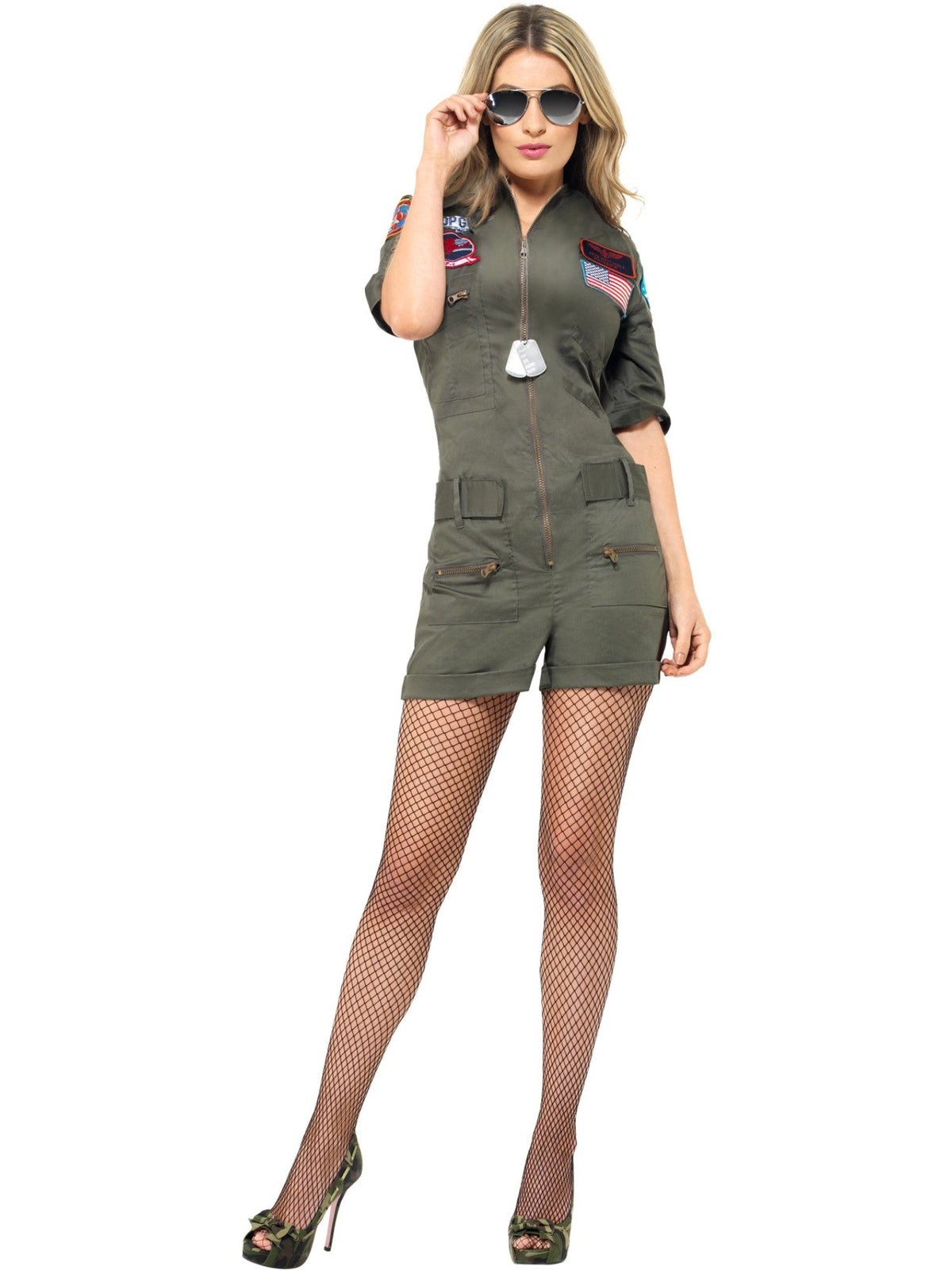 TOP GUN AVIATOR COSTUME, ADULT - M - Packaging