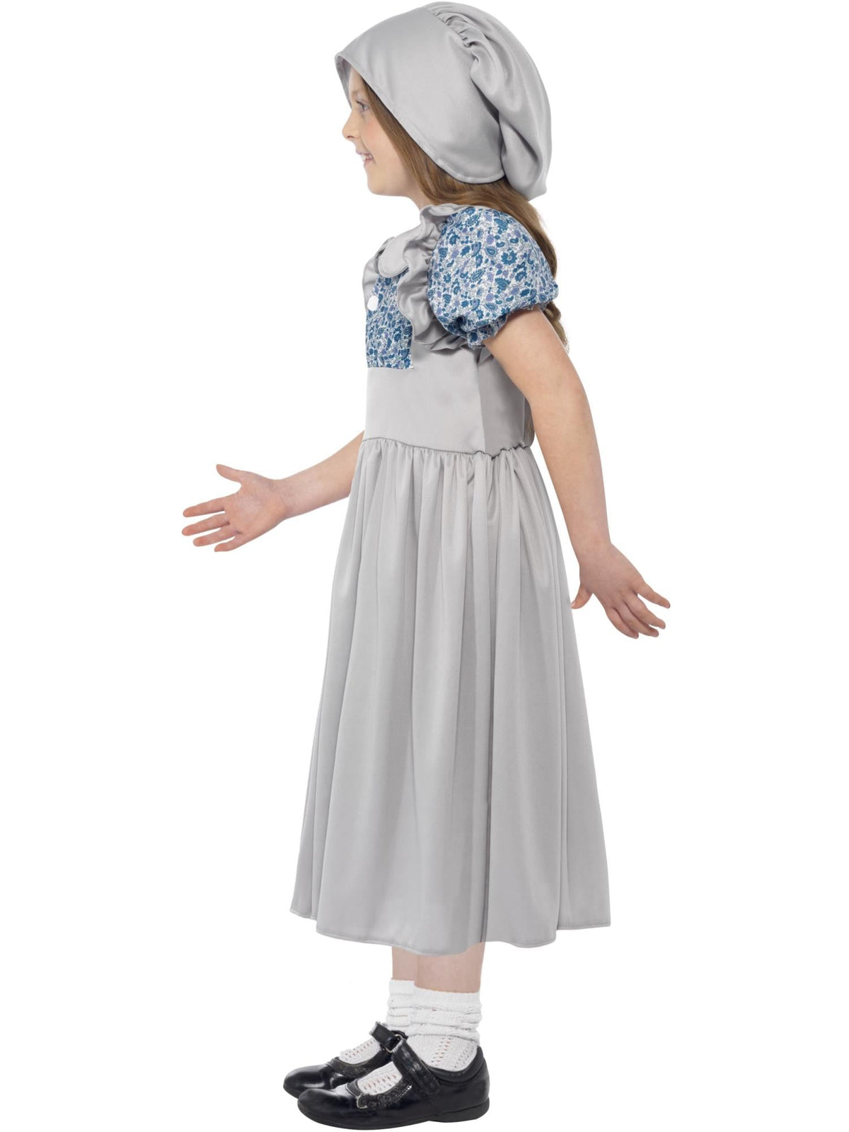 VICTORIAN SCHOOL GIRL COSTUME, CHILD - L - Back