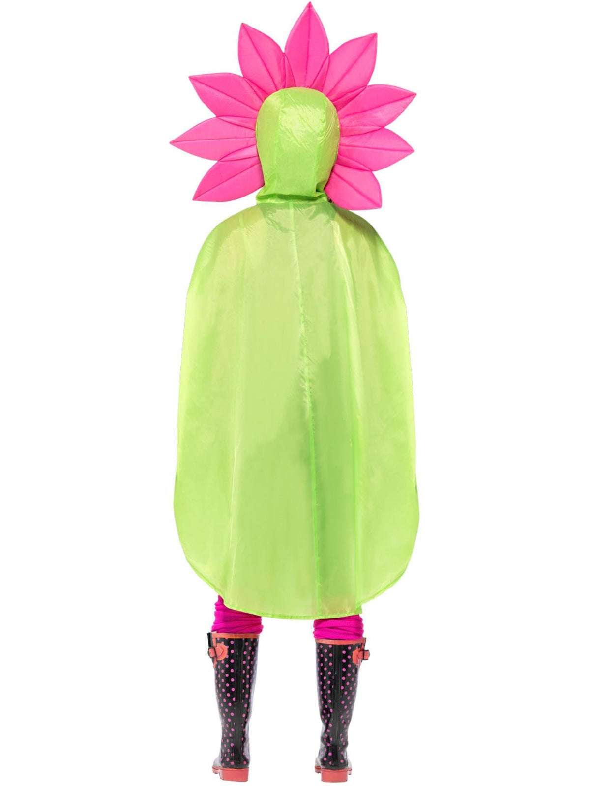 FLOWER PARTY PONCHO, ADULT - Side