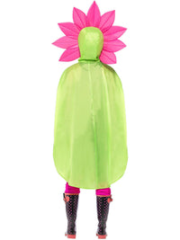 FLOWER PARTY PONCHO, ADULT - Side
