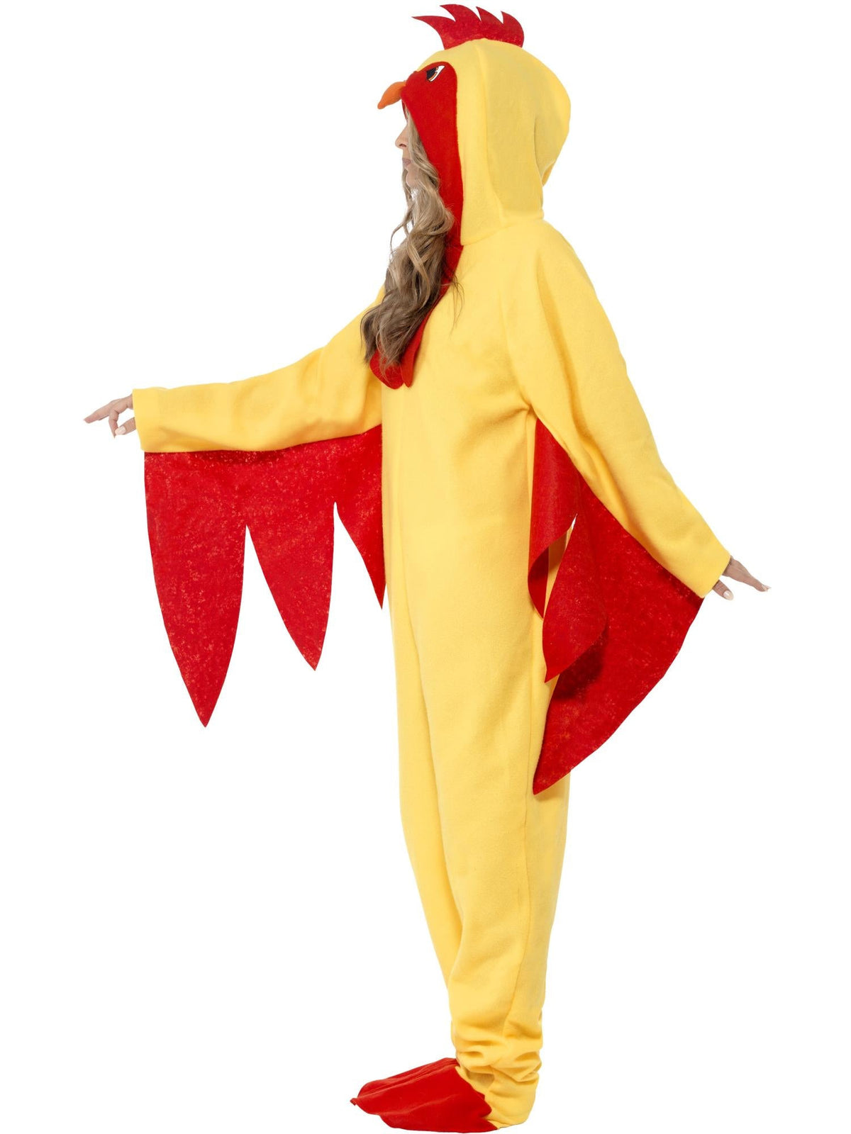 CHICKEN COSTUME, WITH HOODED ALL IN ONE - M