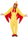 CHICKEN COSTUME, WITH HOODED ALL IN ONE - M - Front