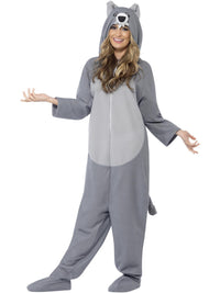 WOLF ONESIE COSTUME, ADULT - Packaging
