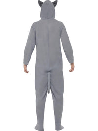 WOLF ONESIE COSTUME, ADULT - Side