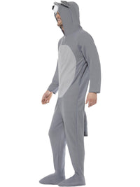 WOLF ONESIE COSTUME, ADULT - Back