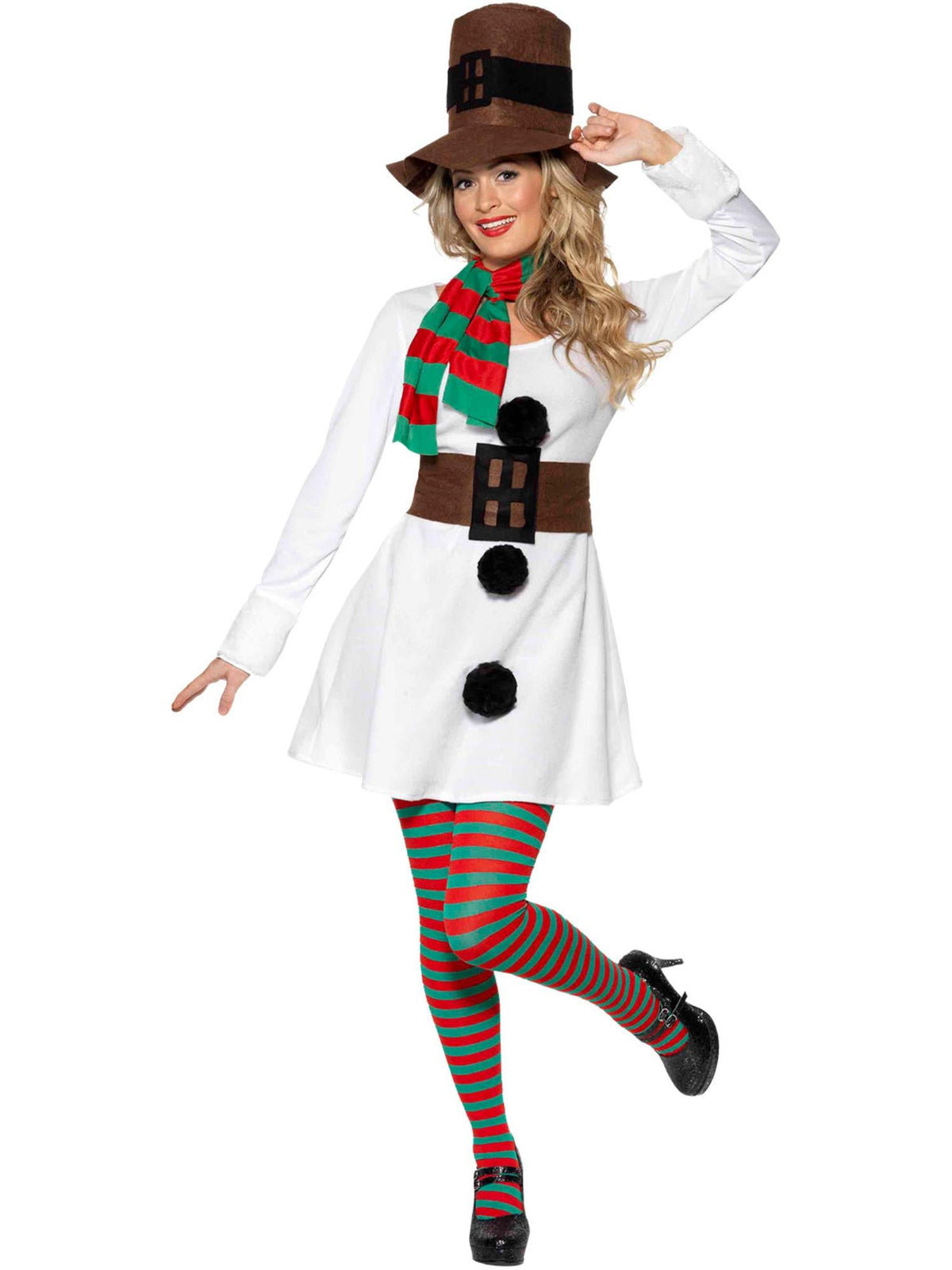 MISS SNOWMAN COSTUME, ADULT - Packaging