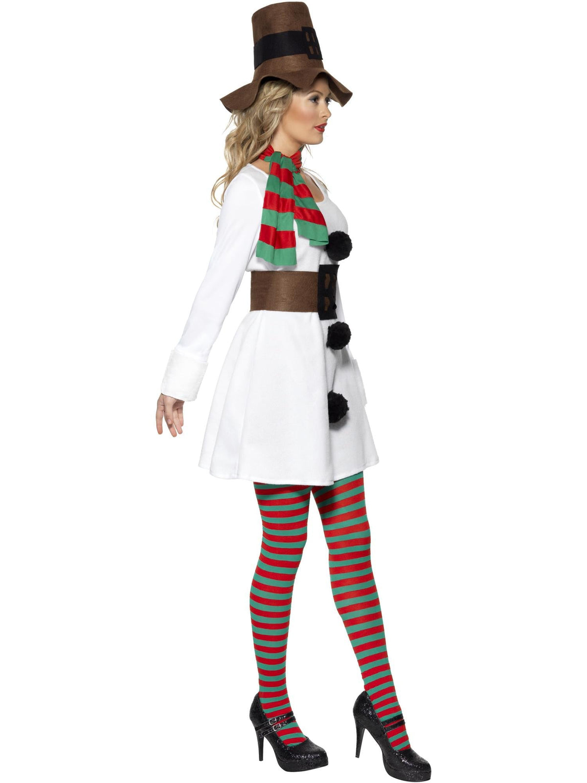 MISS SNOWMAN COSTUME, ADULT - Back