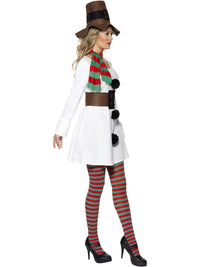 MISS SNOWMAN COSTUME, ADULT - Back