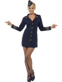 FLIGHT ATTENDANT COSTUME, ADULT - Packaging