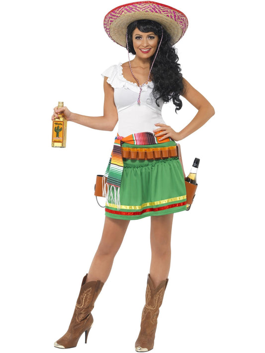 TEQUILA SHOOTER GIRL COSTUME, ADULT - Front