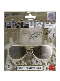 ELVIS GOLD SHADES, ADULT - Back