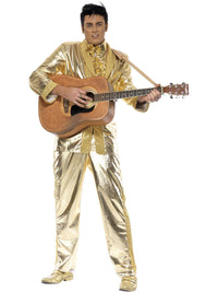 ELVIS GOLD COSTUME, ADULT - M - Packaging
