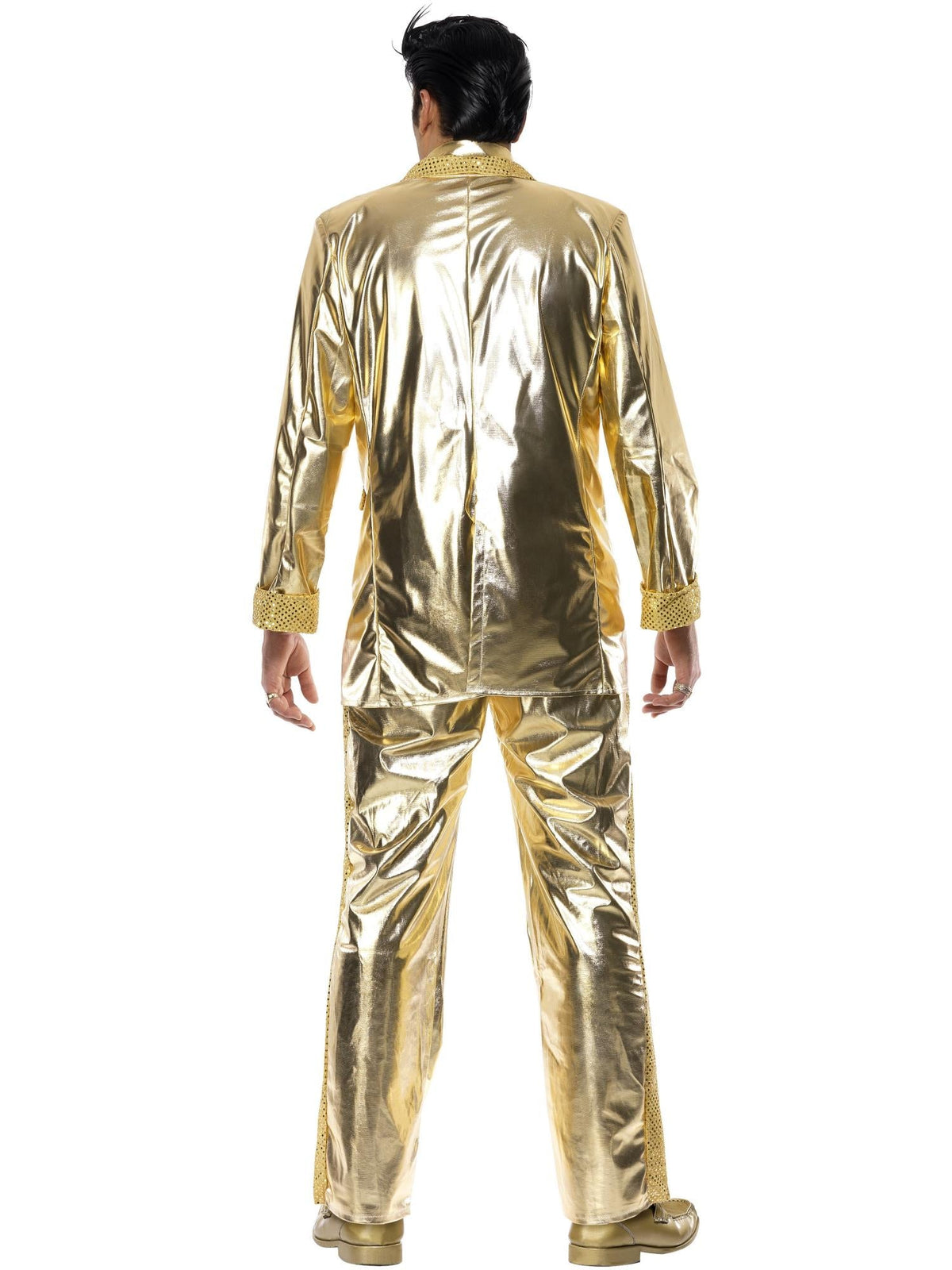 ELVIS GOLD COSTUME, ADULT - M - Side