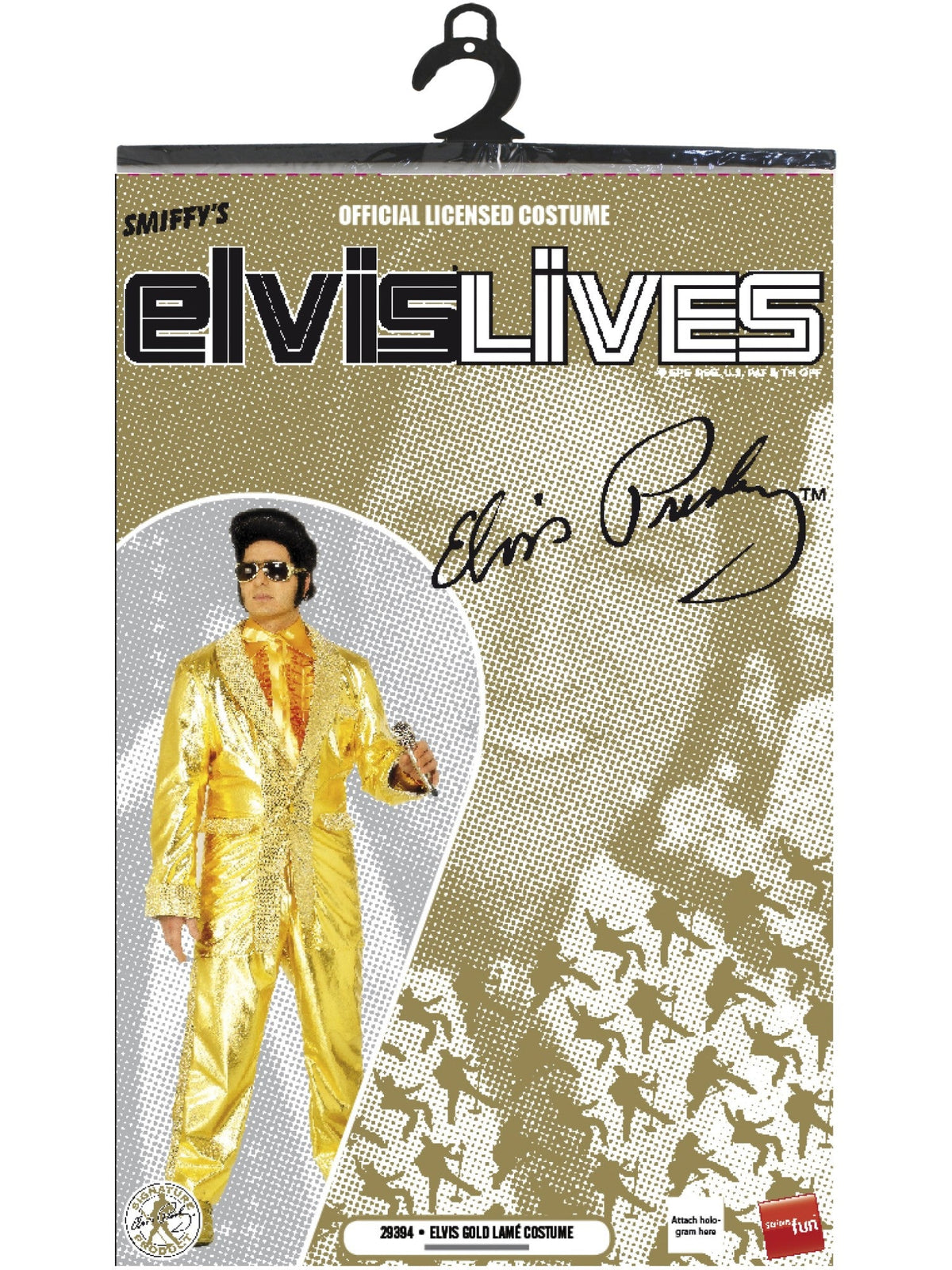 ELVIS GOLD COSTUME, ADULT - M