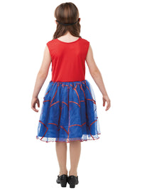 SPIDER-GIRL DELUXE TUTU COSTUME - SIZE 9-10 YRS - Back