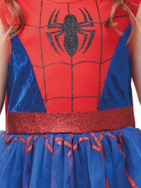 SPIDER-GIRL DELUXE TUTU COSTUME - SIZE 9-10 YRS - Side