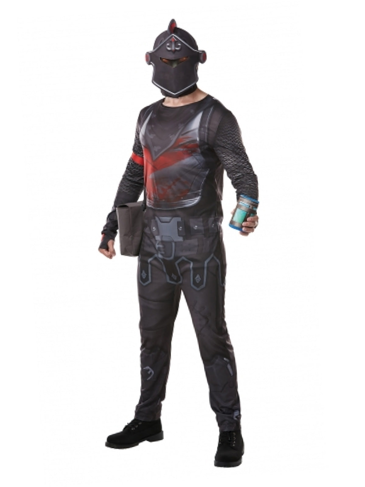 BLACK KNIGHT COSTUME, ADULT - S - Back
