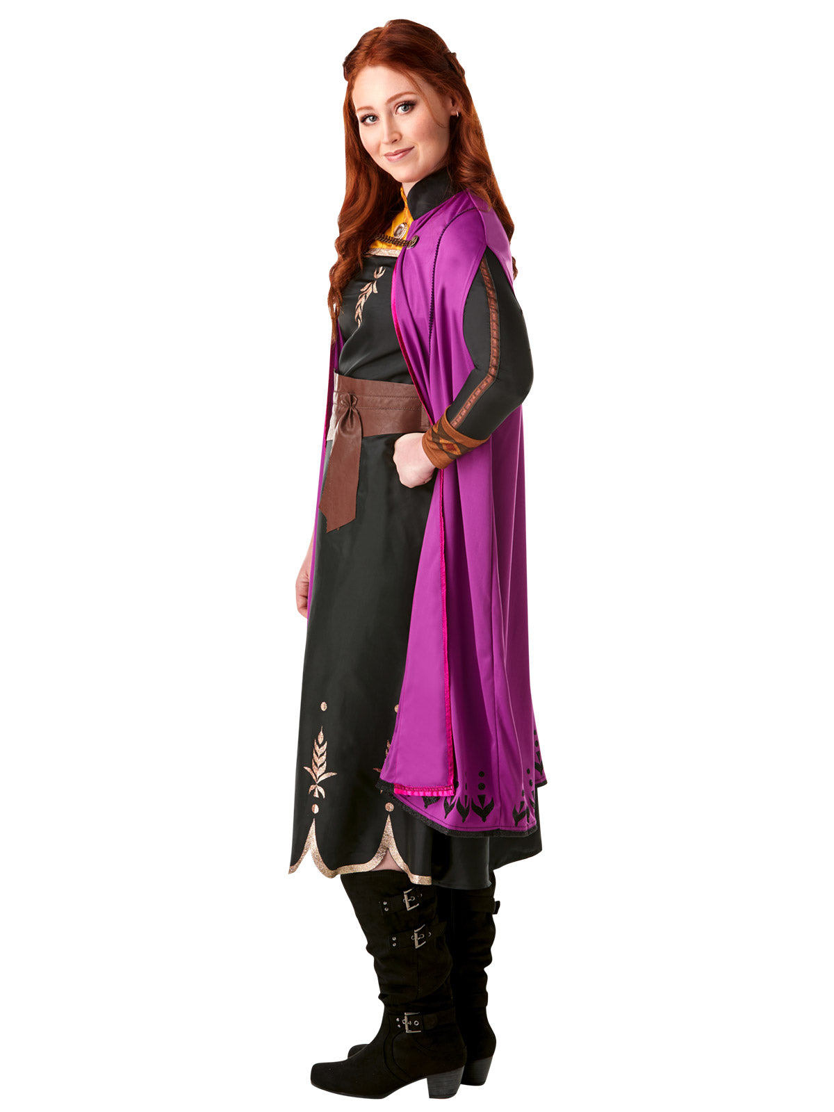 ANNA DELUXE FROZEN 2 COSTUME, ADULT - Side