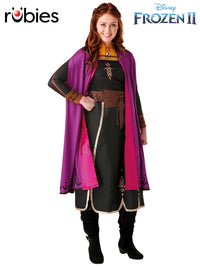 ANNA DELUXE FROZEN 2 COSTUME, ADULT - Front