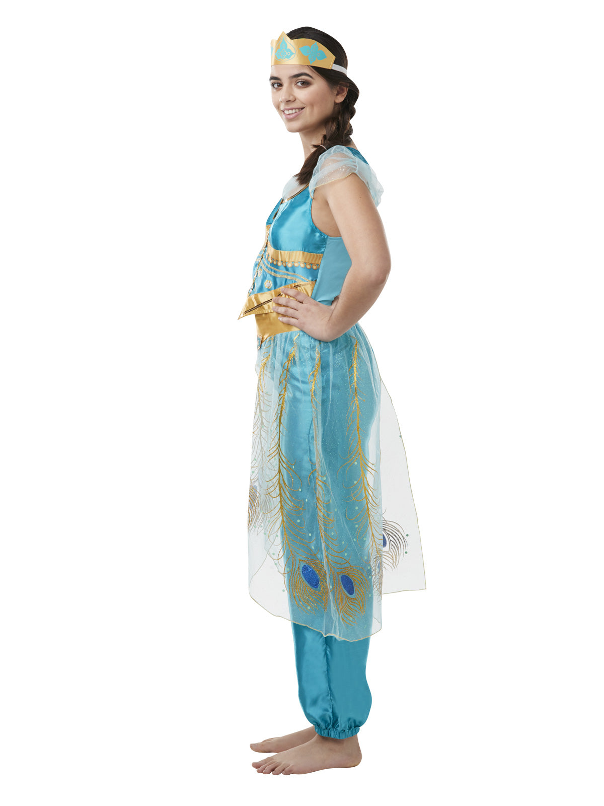 JASMINE LIVE ACTION ALADDIN COSTUME, ADULT - Side