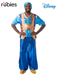 GENIE LIVE ACTION ALADDIN COSTUME, ADULT - Front