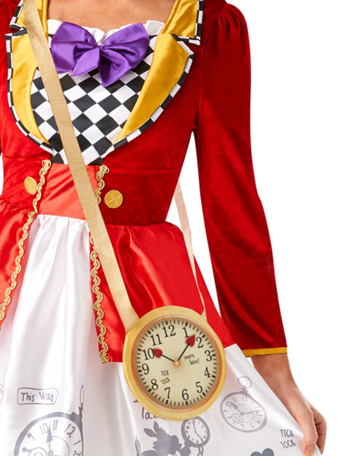WHITE RABBIT ALICE IN WONDERLAND LADIES COSTUME, ADULT - Packaging