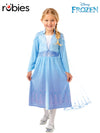 ELSA FROZEN 2 COSTUME, CHILD - M - Front