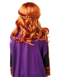ANNA FROZEN 2 WIG - CHILD - Back