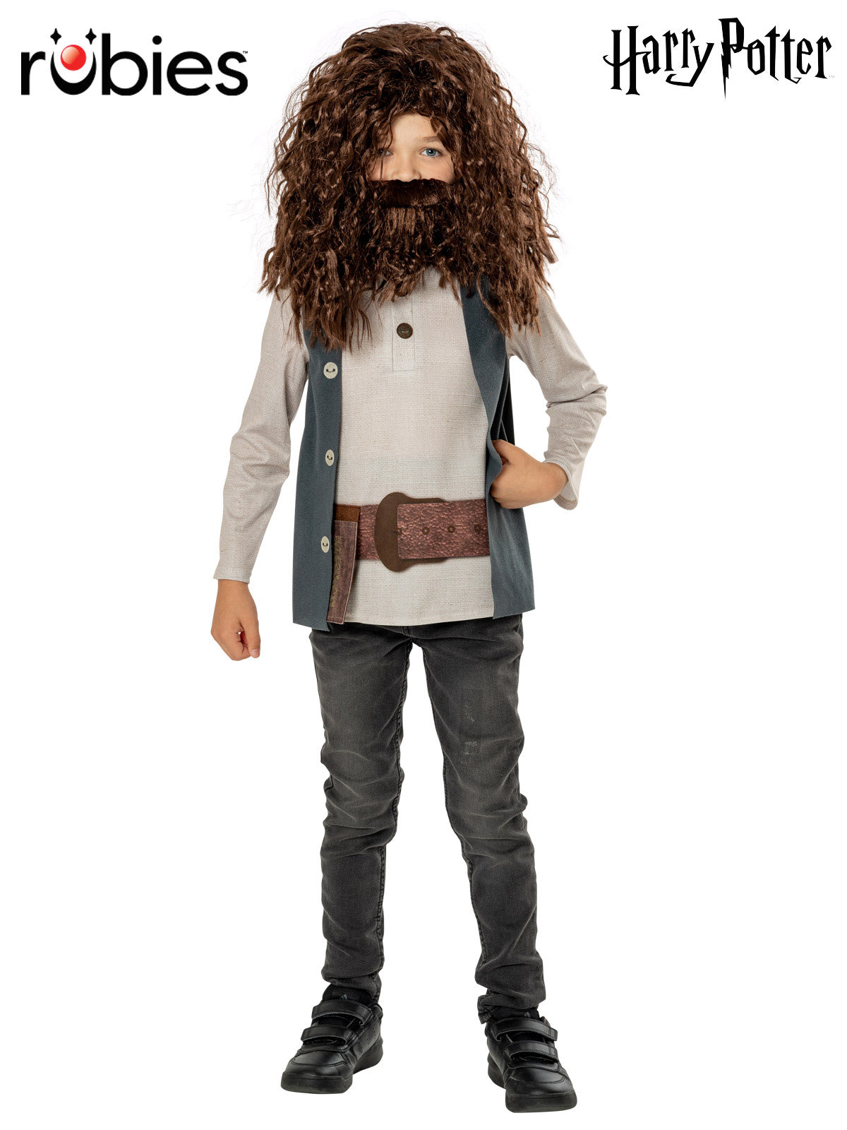 HAGRID COSTUME HARRY POTTER, CHILD - Back