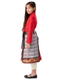 MULAN DELUXE MOVIE COSTUME, CHILD - Back