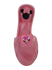 MINNIE MOUSE PINK JELLY SHOES - CHILD - 3 Plus - Back