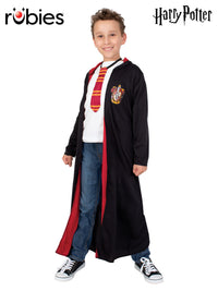 HARRY POTTER HOODED ROBE &amp; TIE SET, CHILD - Front