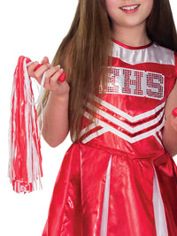 WILDCAT CHEERLEADER HIGH SCHOOL MUSICAL COSTUME, CHILD - Back