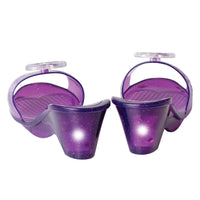 RAPUNZEL LIGHT UP JELLY SHOES, CHILD - 3 Plus - Back