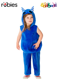 ODDBODS POGO BLUE MONSTER COSTUME, CHILD - Front
