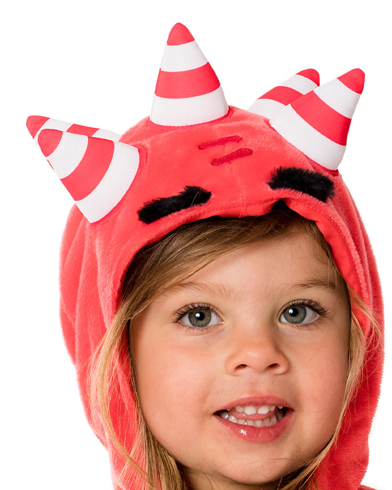 ODDBODS FUSE RED MONSTER COSTUME, CHILD - Back
