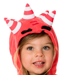 ODDBODS FUSE RED MONSTER COSTUME, CHILD - Back