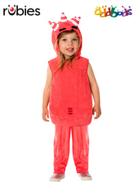 ODDBODS FUSE RED MONSTER COSTUME, CHILD - Front